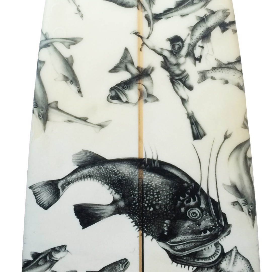 Endangered Species Fish Surfboard